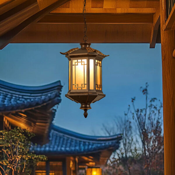 New Chinese externo pendente para Courtyard, Pavilion, Sunroom e Balcony