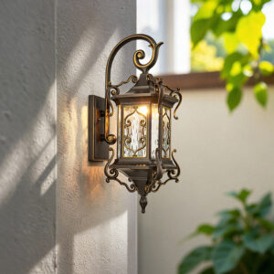 European Outdoor Wall Lamp, Waterproof, for Corridor, Courtyard and Villa Gate