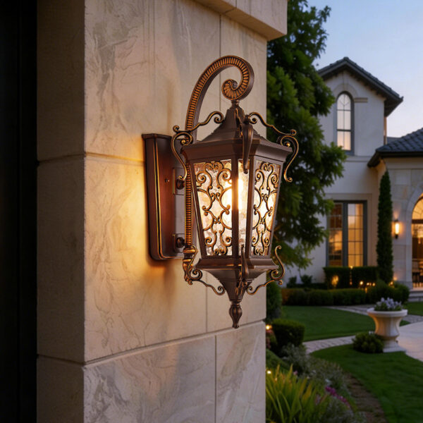European Outdoor Wall Lamp, Waterproof, for Villa Gate, Wall and Balcony