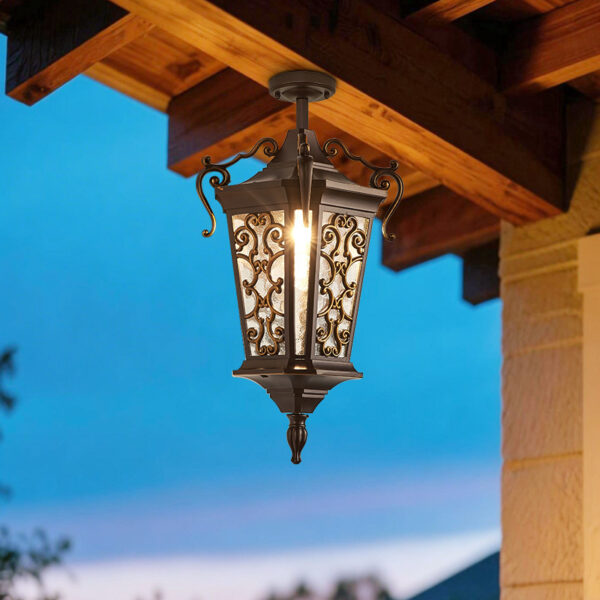 Sunroom luminária de teto, externo à prova d'água LED para Canopy, Balcony e Courtyard