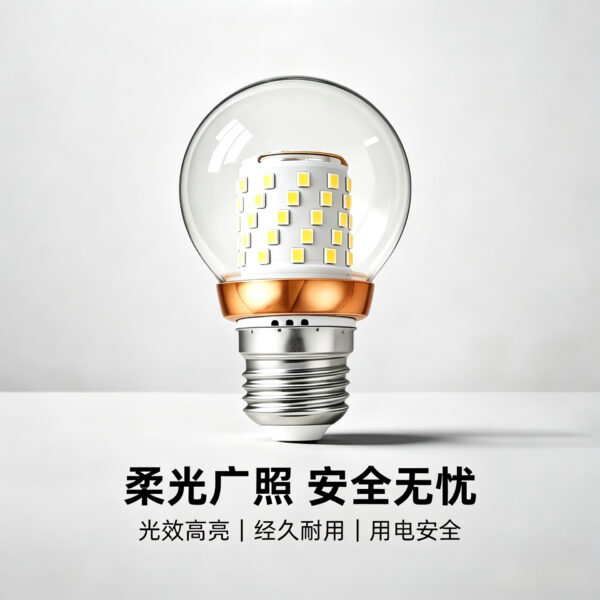 24V Safety Low-Voltage lâmpada LED, DC E27, para área externa Courtyard Use