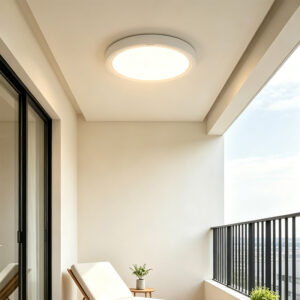 Tri-proof Ultra-thin LED luminária de teto para corredor, Balcony e quarto