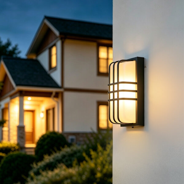 externo Villa luminária de parede, Rainproof moderno LED para Balcony e Corridor