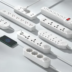 3 Gang 4 Gang UK Power Strip 13A Extension Cord 1M 2M 3M Wall Mountable Multi Socket CE Certified IP20 for Home Office