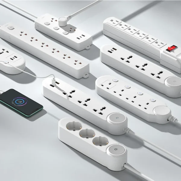 3 Gang 4 Gang UK Power Strip 13A Extension Cord 1M 2M 3M Wall Mountable Multi tomada CE Certified IP20 para casa escritório