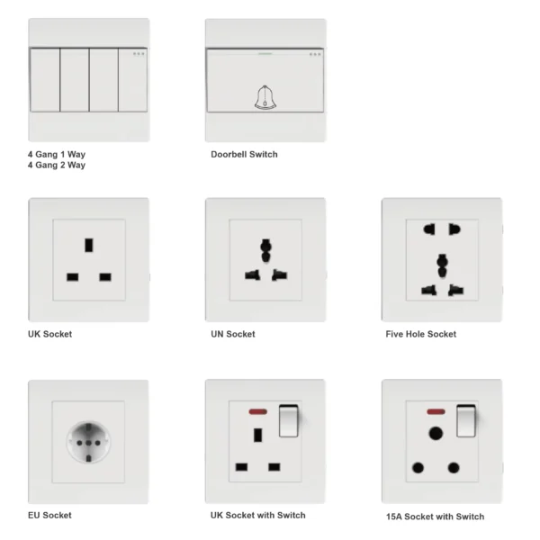 Type 86 Hospital Universal Multifunctional USB controle remoto PC White industrial Home Use tomada