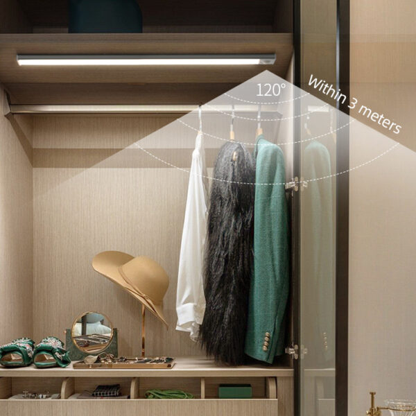 Under cozinha Led Cabinet luminárias Wireless iluminação recarregável Motion Sensor Cabinet luminária para Closet Jewelry sala de estar
