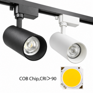 atacado ajustável COB LED Track iluminação 10W 20W 30W alumínio spot de trilho spot para Shop hotel Exhibition