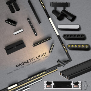 New Design Zigbee inteligente dimerizável 48V 6mm spot de trilho System ajustável alumínio Housing magnético Led Track Spot luminária