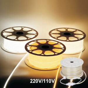 High Voltage 110V 220V interno externo à prova d'água IP65 LED Cob Strip luminárias para Shopping Mall Home Decorations Tiras Led 220v Cob