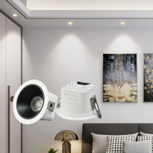 7W 18W 24W Trimless Ultra Commercial Lighting for Hotel Round Cob Ceiling Down Light Recessed Down Lights Led Downlight