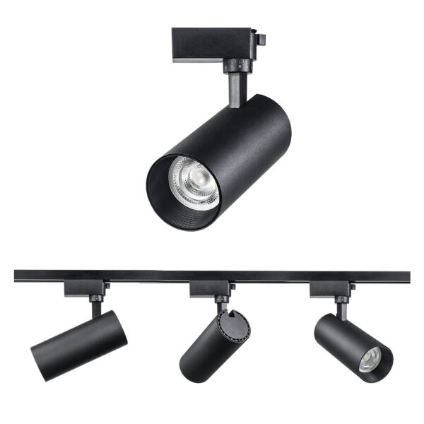 moderno Surface Mounted Spotlights ajustável 10W COB TrackLight/spot de trilho/led Track iluminação