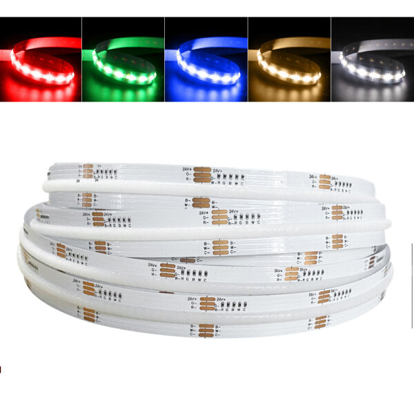 fábrica Price High Density COB fita LED 24V RGB RGBW RGBCW inteligente para casa Room Decor RGBIC CCT para casa Decoration