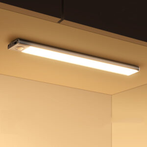 Ultra-thin iluminação interna cozinha Cabinet Closet luminárias Under cozinha LED Motion Sensor Cabinet luminária