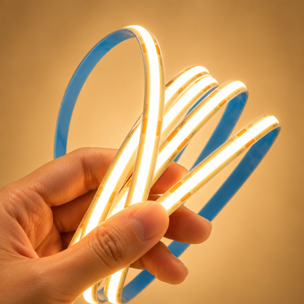 Hot Sales Led flexível Tape luminárias Free Cut Cob luminária em fita DC 12V/24V 8mm 3000K 4000K 6000K Led Cob Strips luminária
