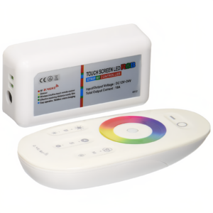 DC 12V-24V inteligente Wireless RGB luminária em fita Controller Touch Screen LED Dimmer com 6A Output Current RF controle remoto