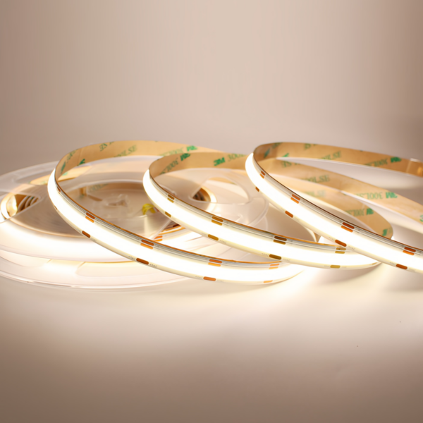 dimerizável Cct Cob Led Strip luminárias Dual cor 3000K+6000K flexível Dc24v 12v COB Tape Luz De Tira Led