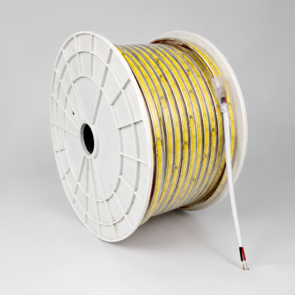 externo Driverless IP65 Cob Led Strip 220v 296led 240led LED flexível Tape luminária 110v Led Strip 3000K 4000K 6000K luminária em fita
