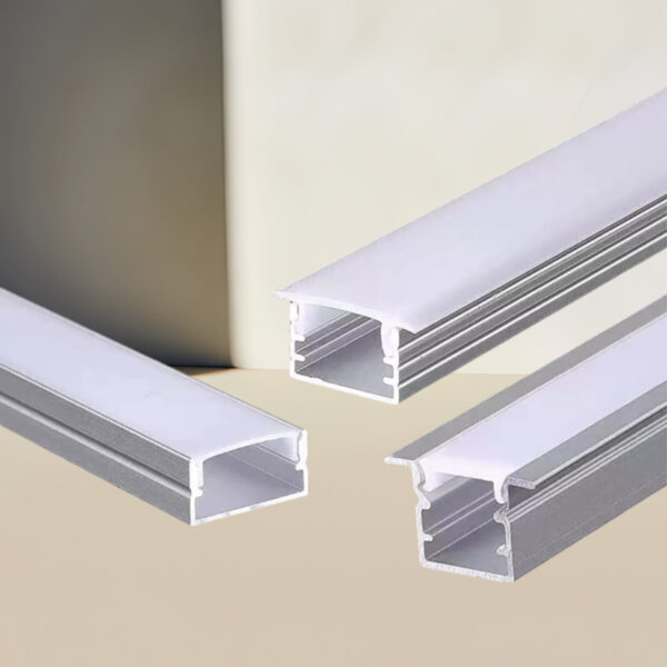 Manufacturer Led alumínio Channel Decoration iluminação embutido alumínio Profile para fita LED
