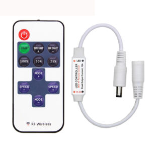 Remote Controller fita LED DC5V-24V Wireless Dimmer para COB luminária em fita 12V Output Voltage 6A Current RF Connection Mode
