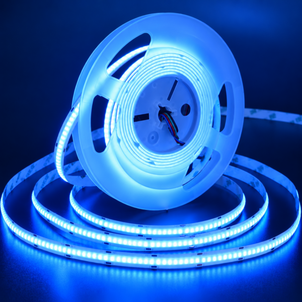 inteligente RGB+CCT COB fita LED 12V 24V flexível cor Changing Tunable White fita LED luminária para casa Decoration iluminação