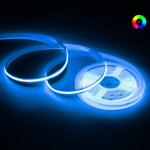 Multicolor 12V/24V Cob RGB RGBW inteligente LED Strip luminárias 840leds/m High Brightness interno flexível 10mm Led Strips luminárias