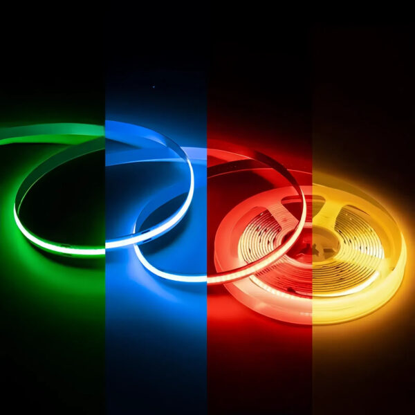 High Density 24V RGBW Dimmable Smart COB LED Strip Light 784LEDs/M Flexible COB LED Strip for Indoor Home Decor