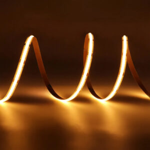 24V Cct Cob Led Strip Light 3000K to 6000K Dual Color Dimmable COB Flexible LED Strip Light 5m/roll Smart Cct LED Strips