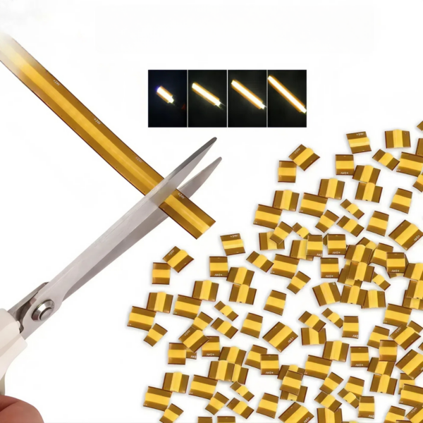 mais vendido Free Cutting Anywhere 24V Dotless COB LED Strip flexível Tape 3000K 4000K 6000K Cob 12V luminária em fita