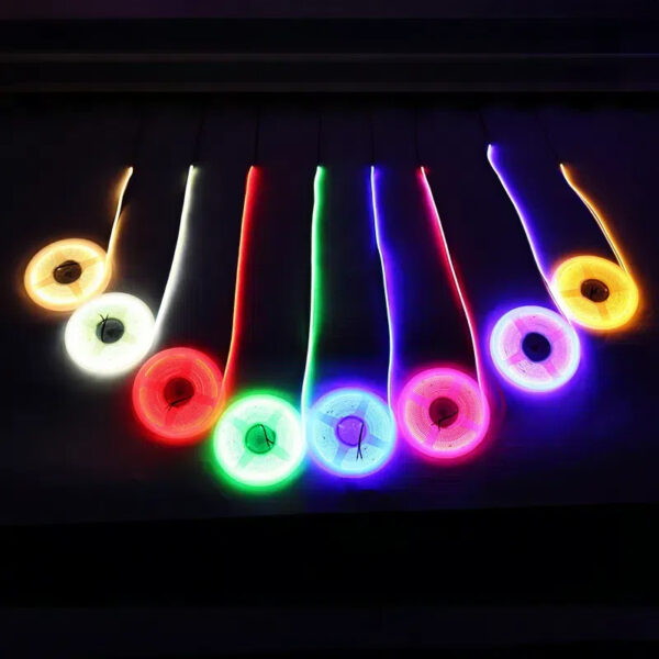 atacado 3MM luminária em fita Cuttable flexível Cinta Led Cob Customizable Blue Purple White Green Purple dourado Pink