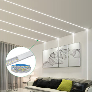 Led alumínio Profile para linear Strips Channel Wall Wash Stair Extrusion Diffuser luminária de teto Led Strip Profile Channel