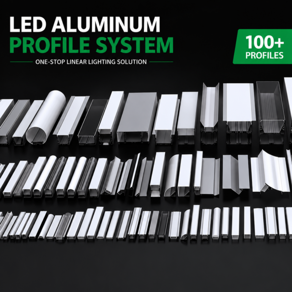 White preto fita LED alumínio Profile 17*7mm embutido Led alumínio Profile Channel para Leds