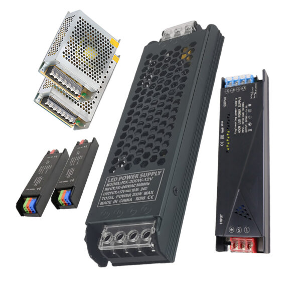 Led iluminação Power Supply DC12V 24V LED Transformer Switching 60W 100W 200W 300W 400W Power Supply driver LED