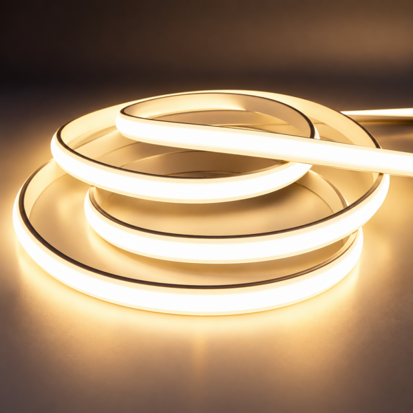 220V COB fita LED 288LEDs/m à prova d'água High Voltage Plug in FCOB flexível mangueira luminosa para área interna iluminação externa