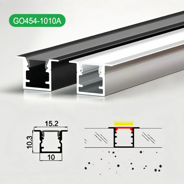 High Quality 1M 2M 3M Extrusion Housing Channel embutido Surface Mounted Pure Aluminium Profile Led Strip luminárias