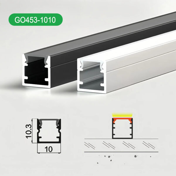 ShenZhen Extrusion Led Pure alumínio Channel Wirh Diffuser Antioxidant embutido alumínio Profile para Led luminárias