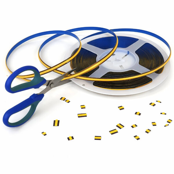 Free Cutting COB 8mm Led Strips Cuttable flexível 6000K 4000K 3000K Tapes Cob LED 24V fita LED