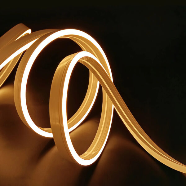 fábrica 110V 220V flexível Silicone Tube LED Neon luminária Strip 12V 24V IP67 à prova d'água para Decorative