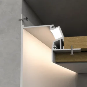 atacado LED Backlight alumínio Profile para Interior iluminação teto Wall Decoration LED Strip Channel Project Applications