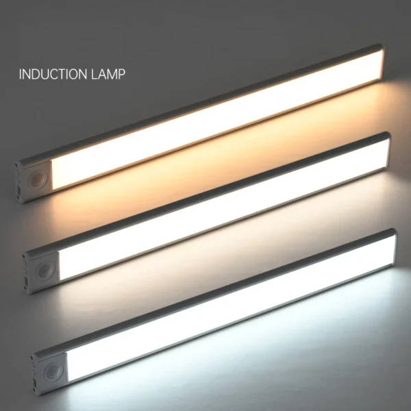 cozinha iluminação recarregável moderno 5V magnético Wireless Motion Sensor Under Wardrobe Closet LED luminária Cabinet