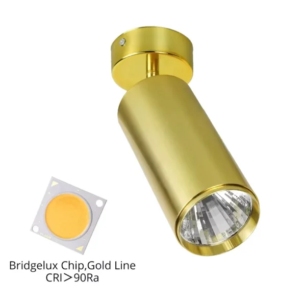 15W 25W COB LED spot de trilho ajustável spot alumínio luminária para Retail Store iluminação comercial