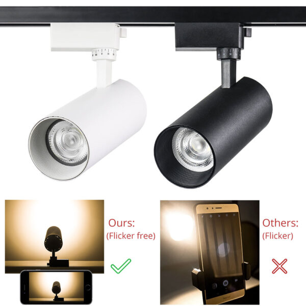 moderno spot de trilho ajustável LED Track lâmpada Magnet spot de trilho Rail luminária COB TrackLight/spot de trilho/led Track iluminação