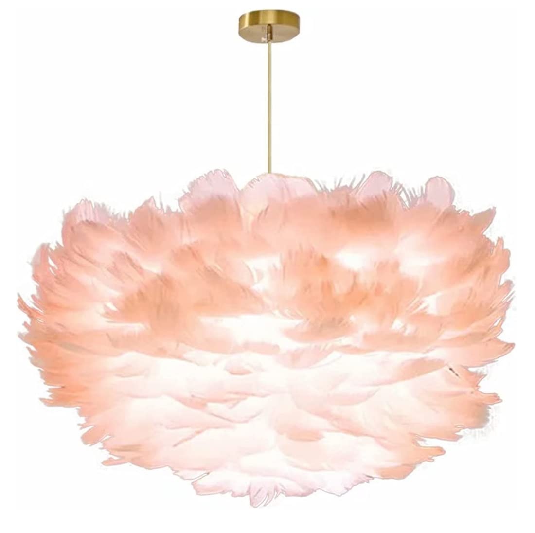 oval Uttermost Drum Pink Chandeliers