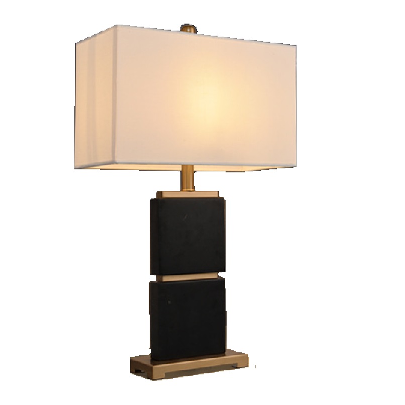 mid-century moderno Gold Criss-Cross Stripe Ceramic abajur com LED luminária lâmpada