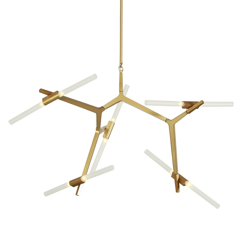 Designer Roll Hill luminária pendente nórdico moderno Minimalist LED Creative Herringbone Branch lustre
