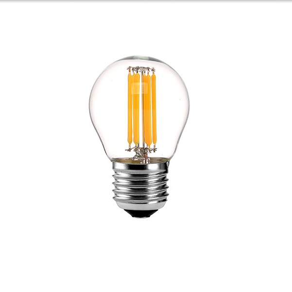 E27 E14 Decorative Edison lâmpada retrô Creative Glass Tungsten lâmpada G45 Led Filament lâmpada