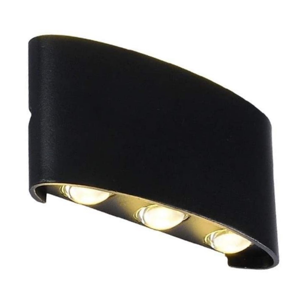 nórdico luminária de parede Ip65 Led alumínio externo up Down Wall luminárias moderno para casa