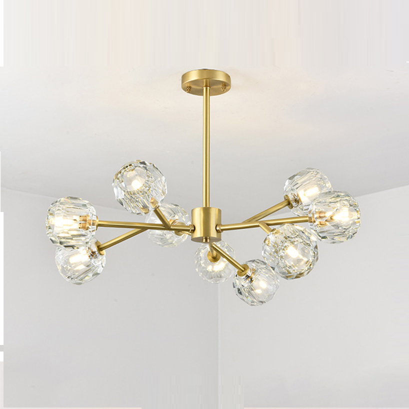 9 Arms bola lustre