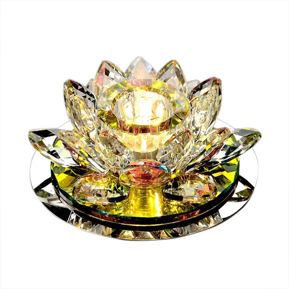 3W AC90-260V moderno LED cristal lâmpada corredor luminária Corridor lâmpada Hall iluminação Pumpkin Flower luminárias