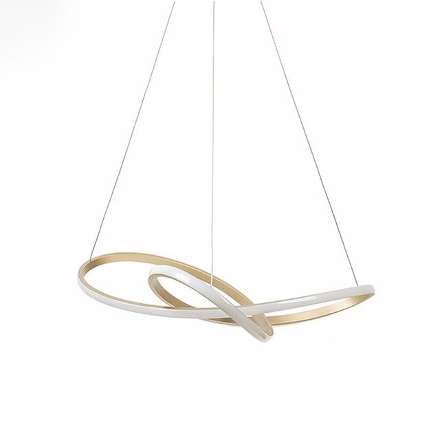 Modern Chic LED Ring Chandelier Ceiling Pendant Light Hang Light Painting Lamp Fixture for Living Room
